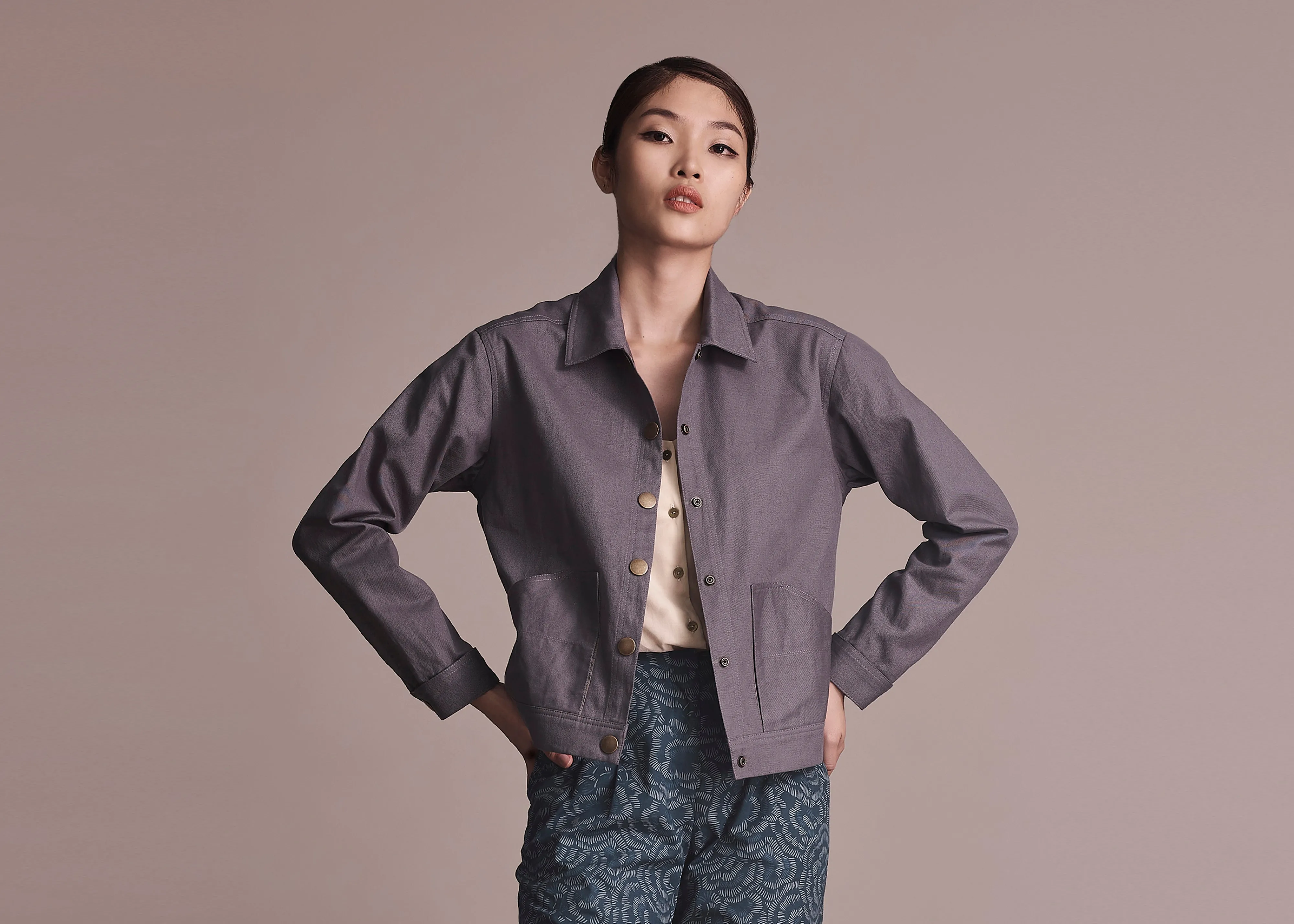 SESAME - DENIM BondedSeams Evening Chill Piece