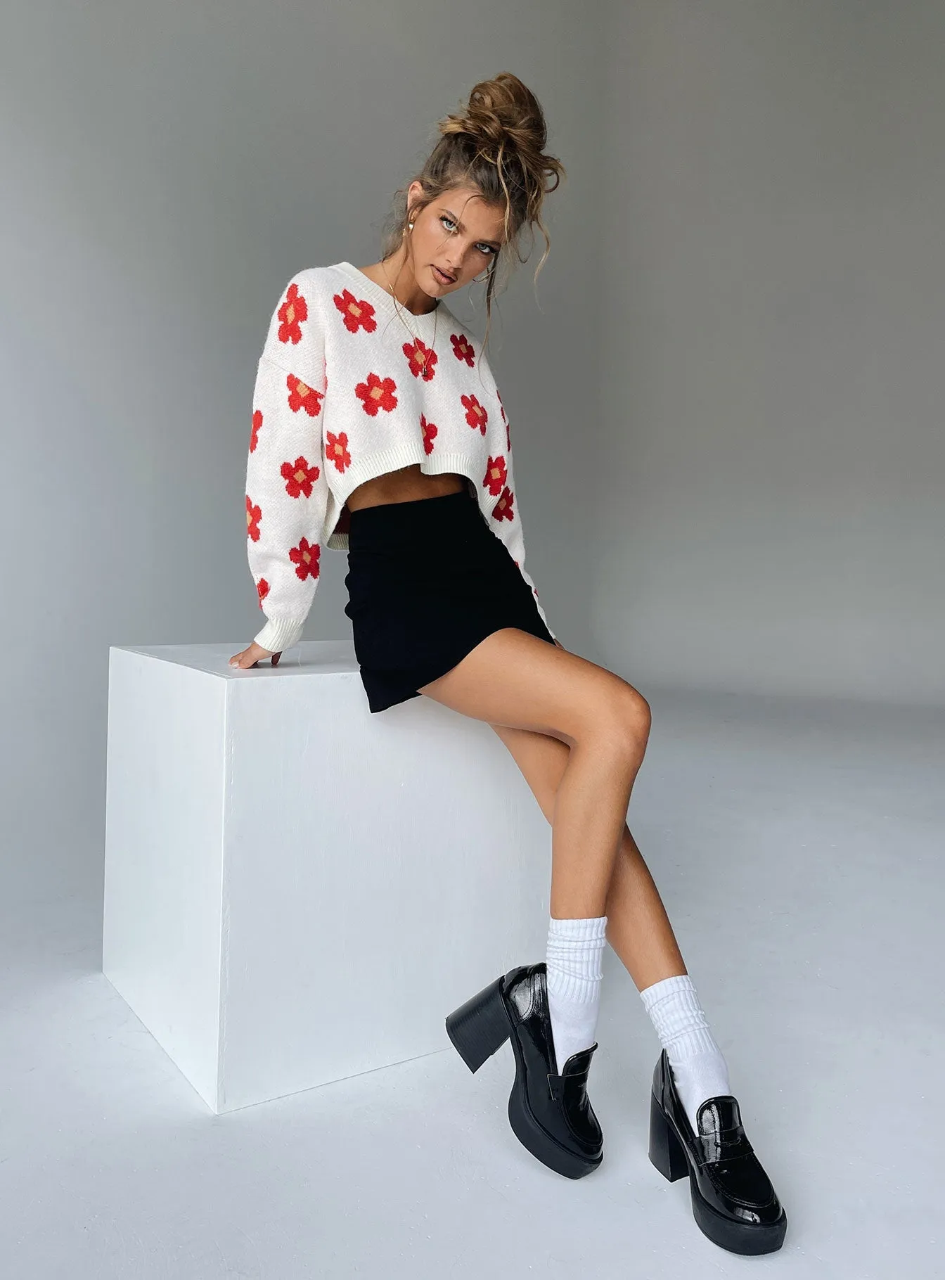 Selby Mini Skirt Black City Tones