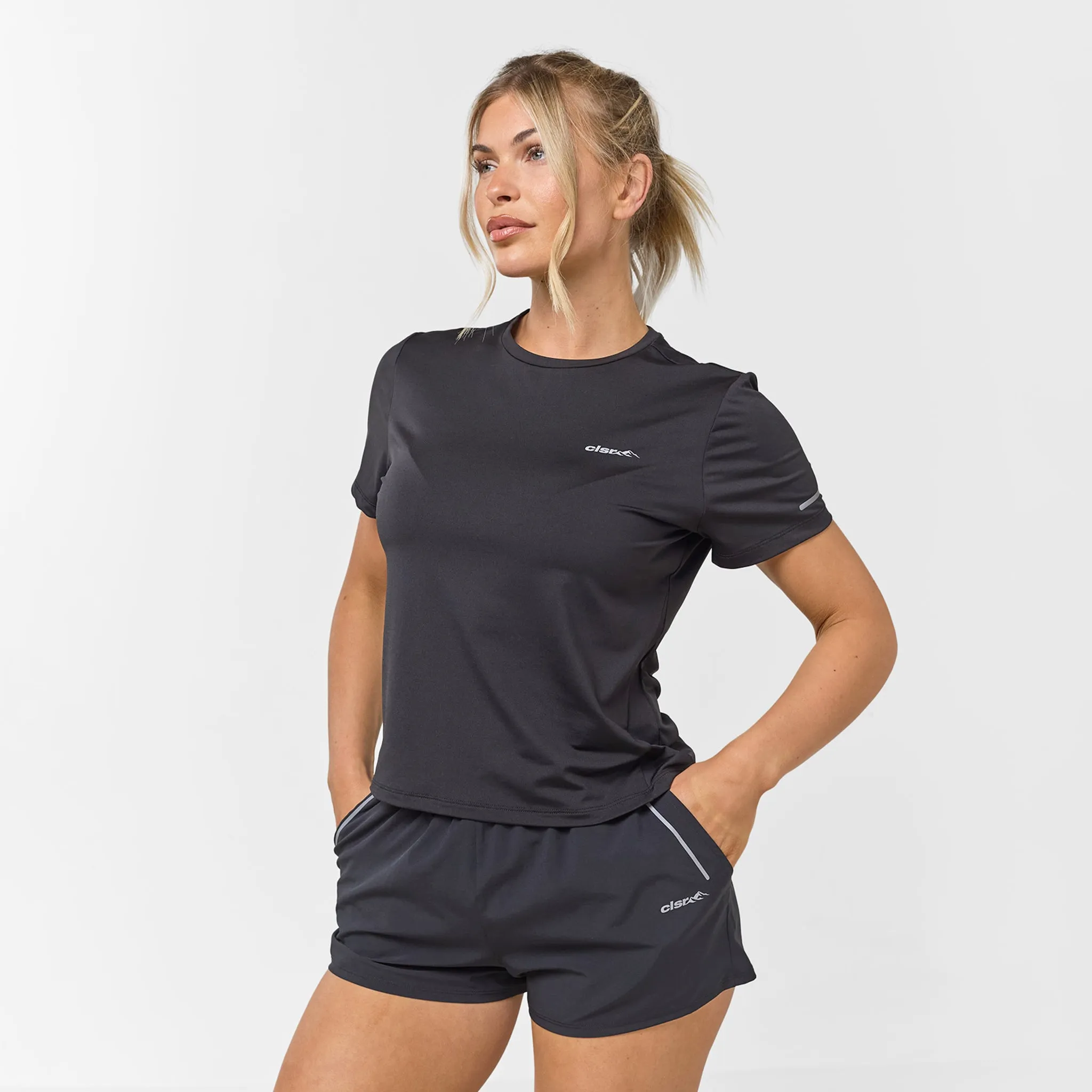 Performance Poly T-Shirt | Black WaterRepellentFinish