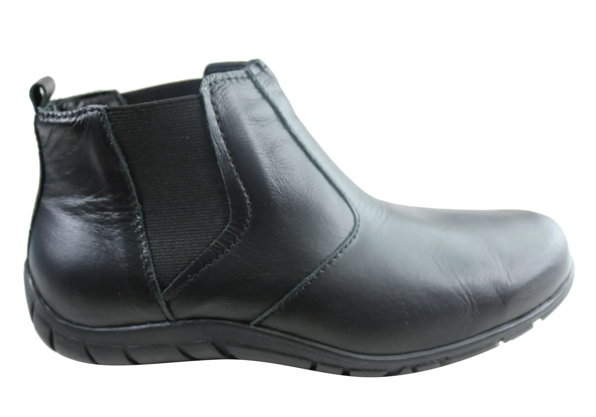 Andacco Civic Womens Leather Comfortable Ankle Boots Made In Brazil Heat-resistant