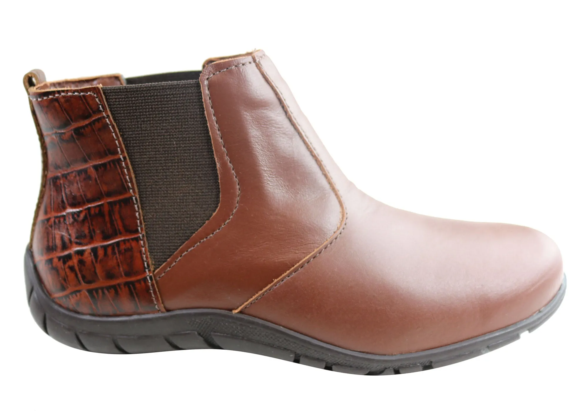 Transitional Look Breathable Mountain Climber Andacco Civic Womens Leather Comfortable Ankle Boots Made In Brazil