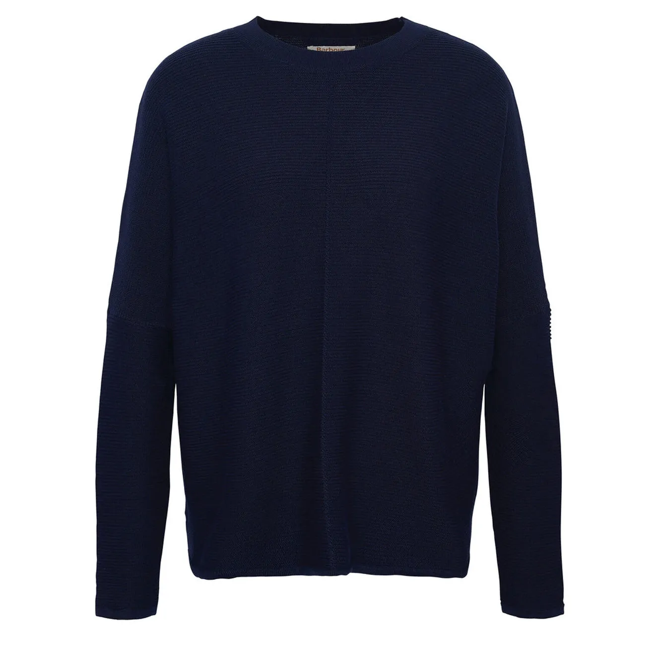 Barbour Womens Bickland Crew Neck Jumper Classic Navy Travel Essential