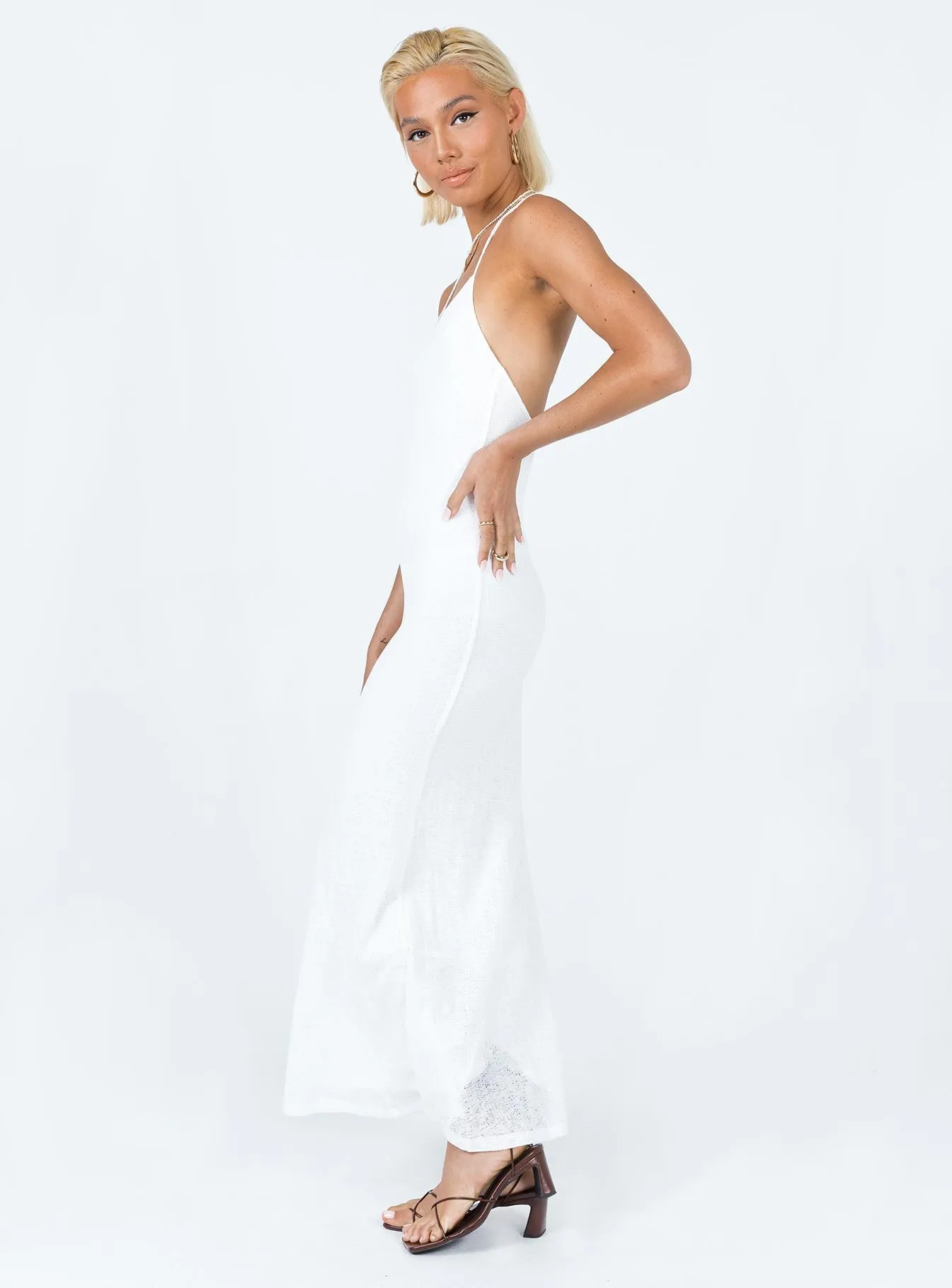 Ellery Maxi Dress White Sporty Comfort