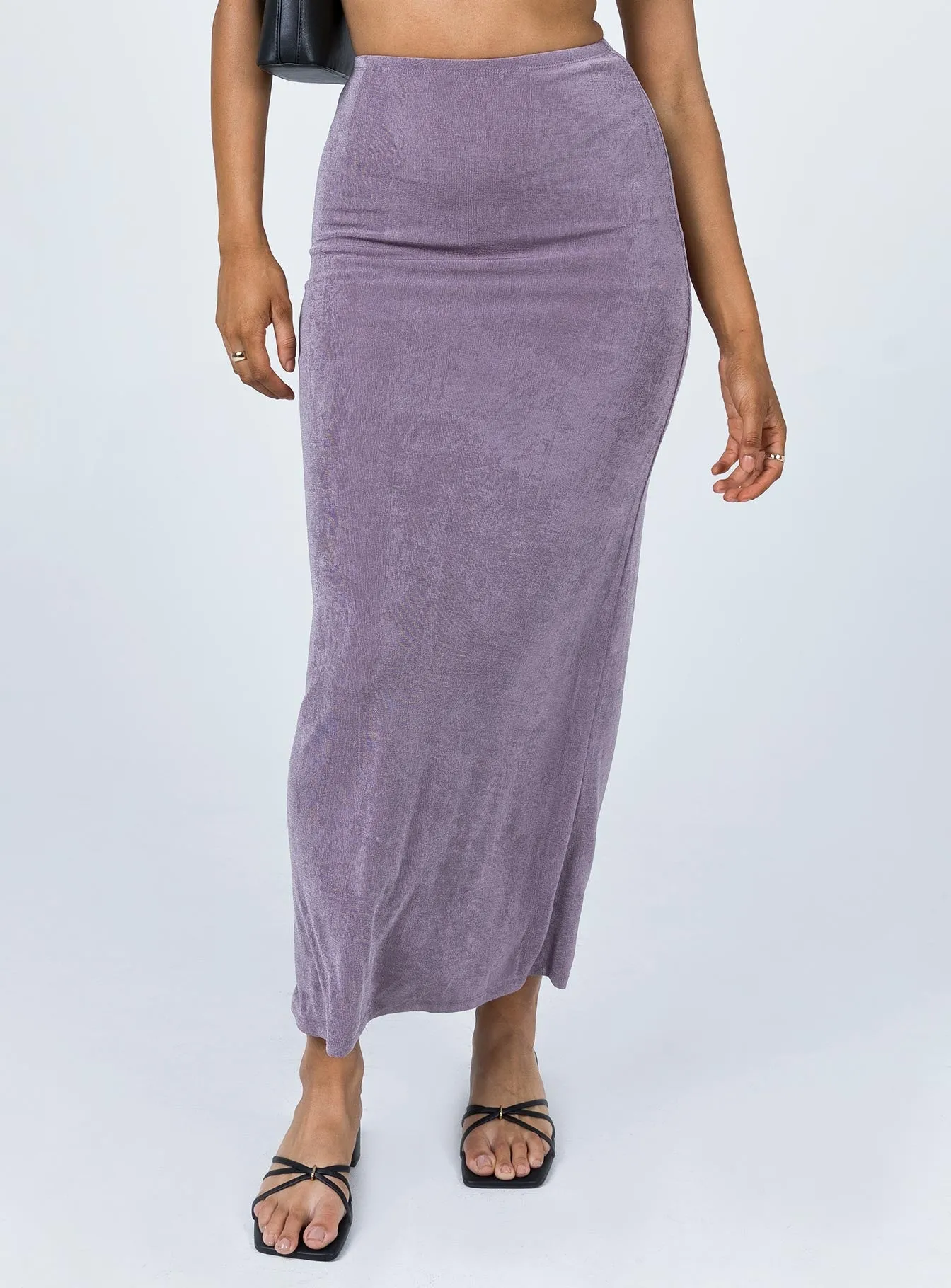 Harriette Maxi Skirt Purple Fashion Pulse party look