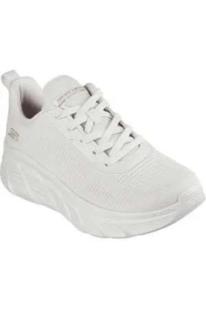 Skechers Ladies 117385  BOBS B FLEX HI - FLYING HI in off white Move Bold Action Fast