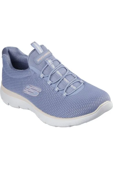 Skechers Ladies 150268 SUMMITSSUMMER BLUSH in Light blue Multi Stone Glam Bounce Edge