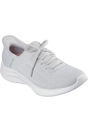 Eco Friendly Minimalist Fans Skechers Ladies 150457  ULTRA FLEX 3.0-ELEVATED MOTION in Light Grey