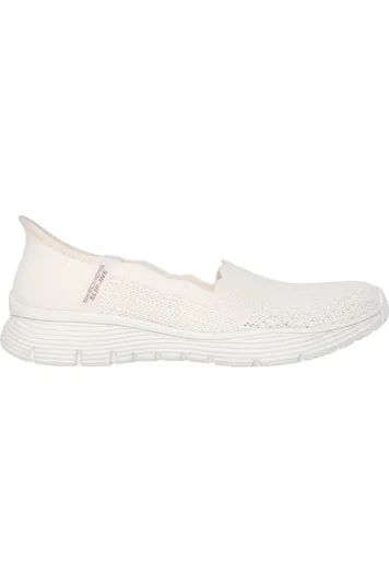 Skechers Ladies 158980  SEAGER BELIEVE IT in Off white Stone Grip