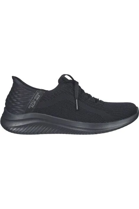 Slip Resistant Modern Commuters Smart Fit Skechers Slip In's Ultra Flex 3.0 Brilliant Path 149710 BBK