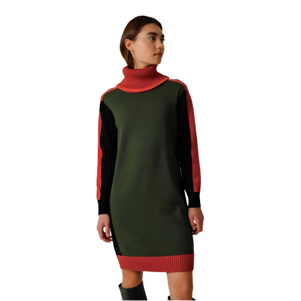 SKFK Womens Dress Emili Deep Green Travel Companion