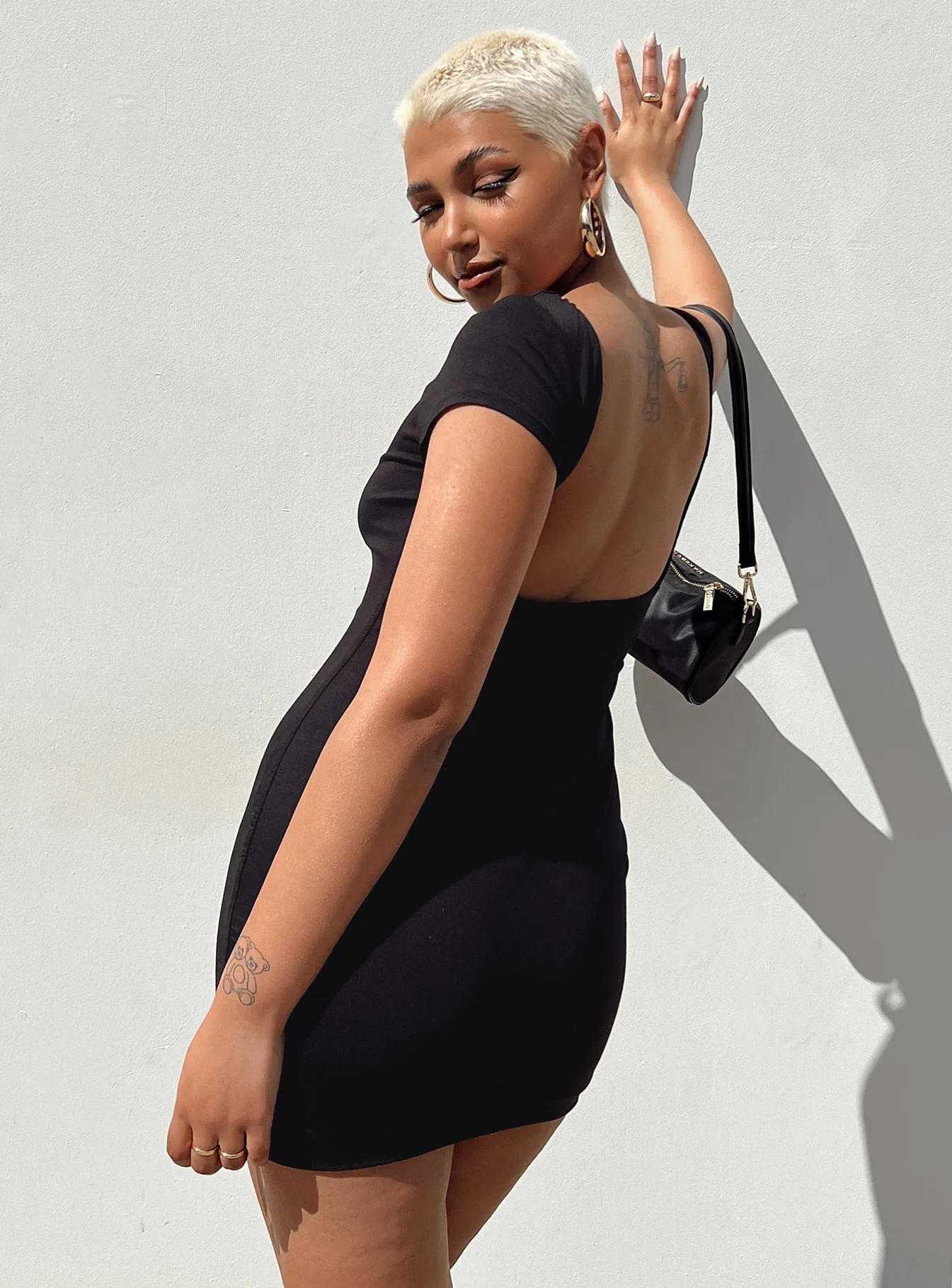 Jonas Mini Dress Black Elegant Style Easy Pretty