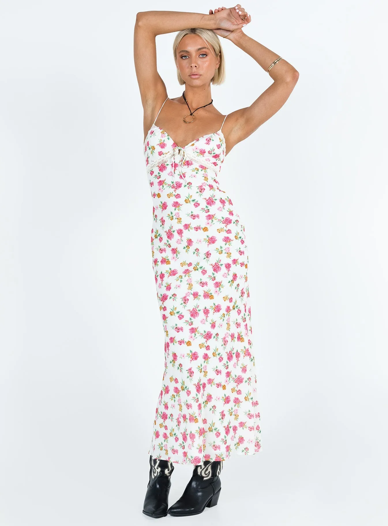 Emily Maxi Dress Multi Floral Relaxed day dress