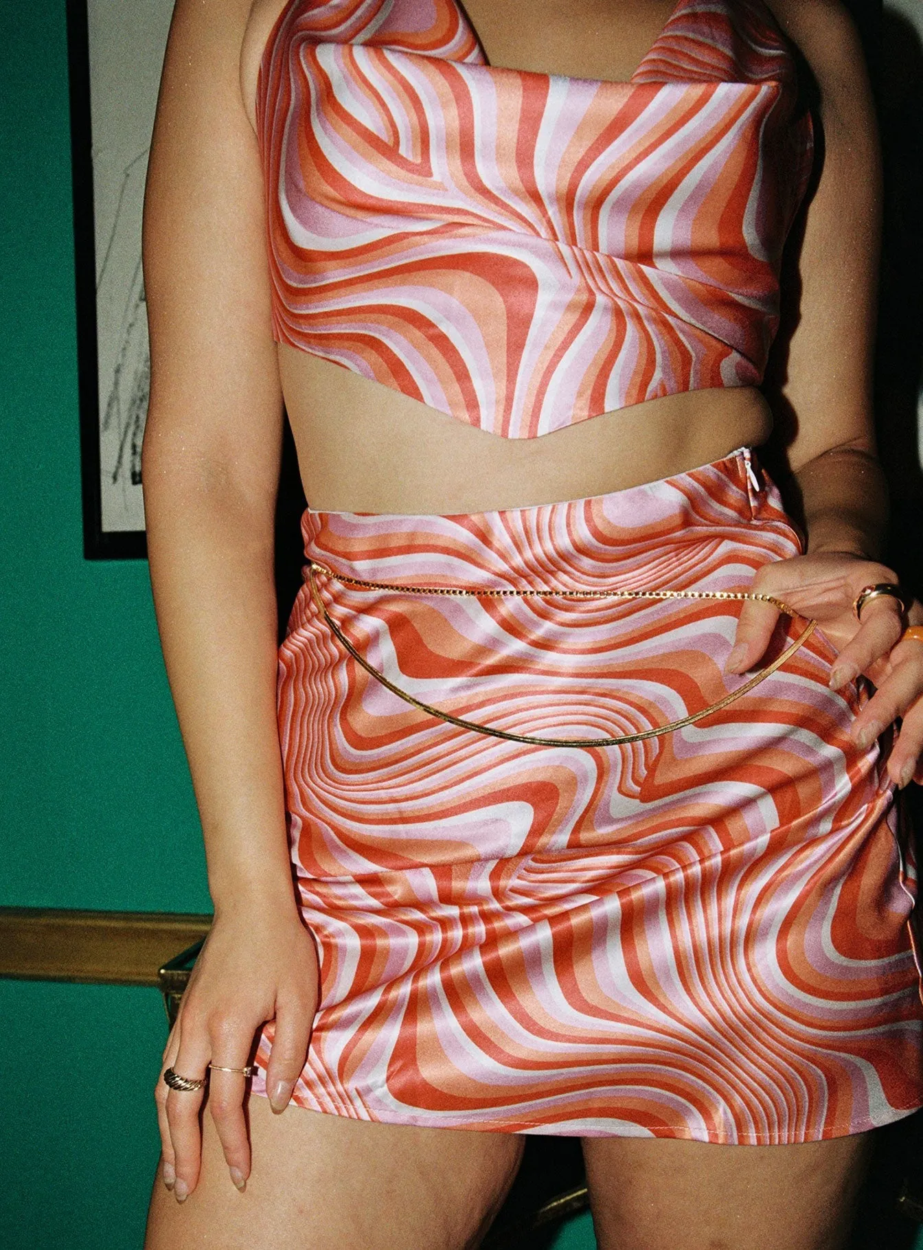 Gentle Comfort Jada Mini Skirt Multi