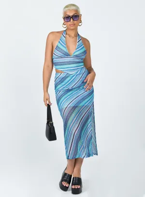 Sorella Maxi Skirt Blue Soft Touch