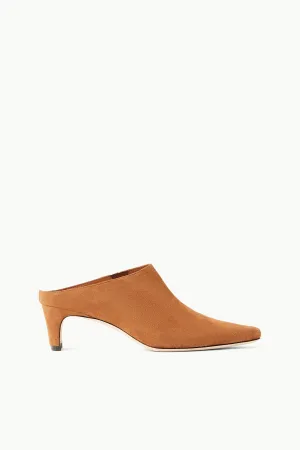WALLY MULE | TAN SUEDE Flexible Movement Open Toe Sandals
