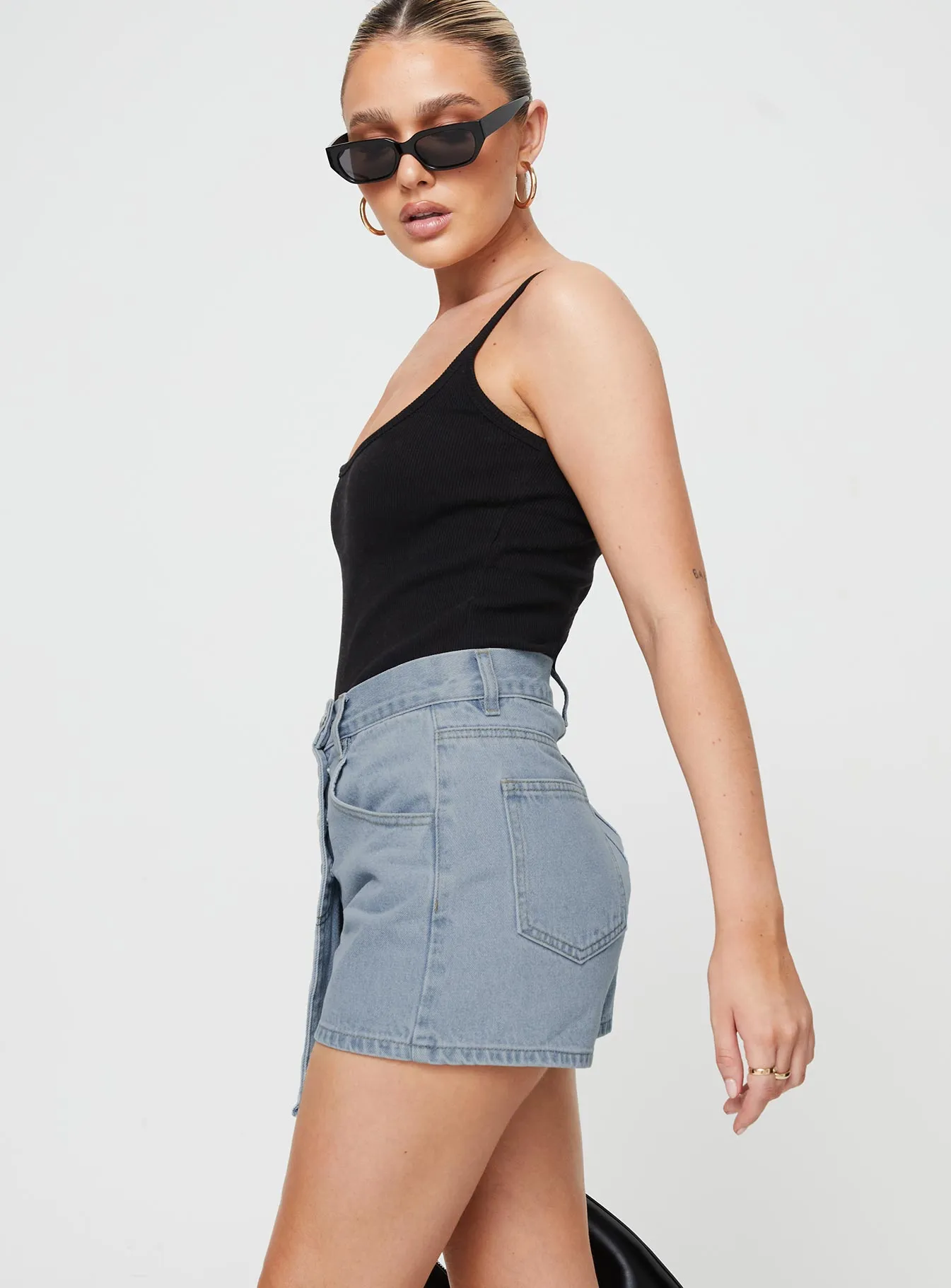 mix and match Merthyr Denim Skort Mid Wash