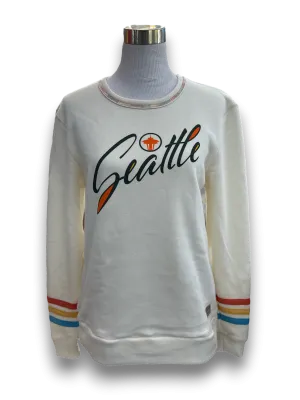 Chill Vibes Seattle Stripe Sweatshirt