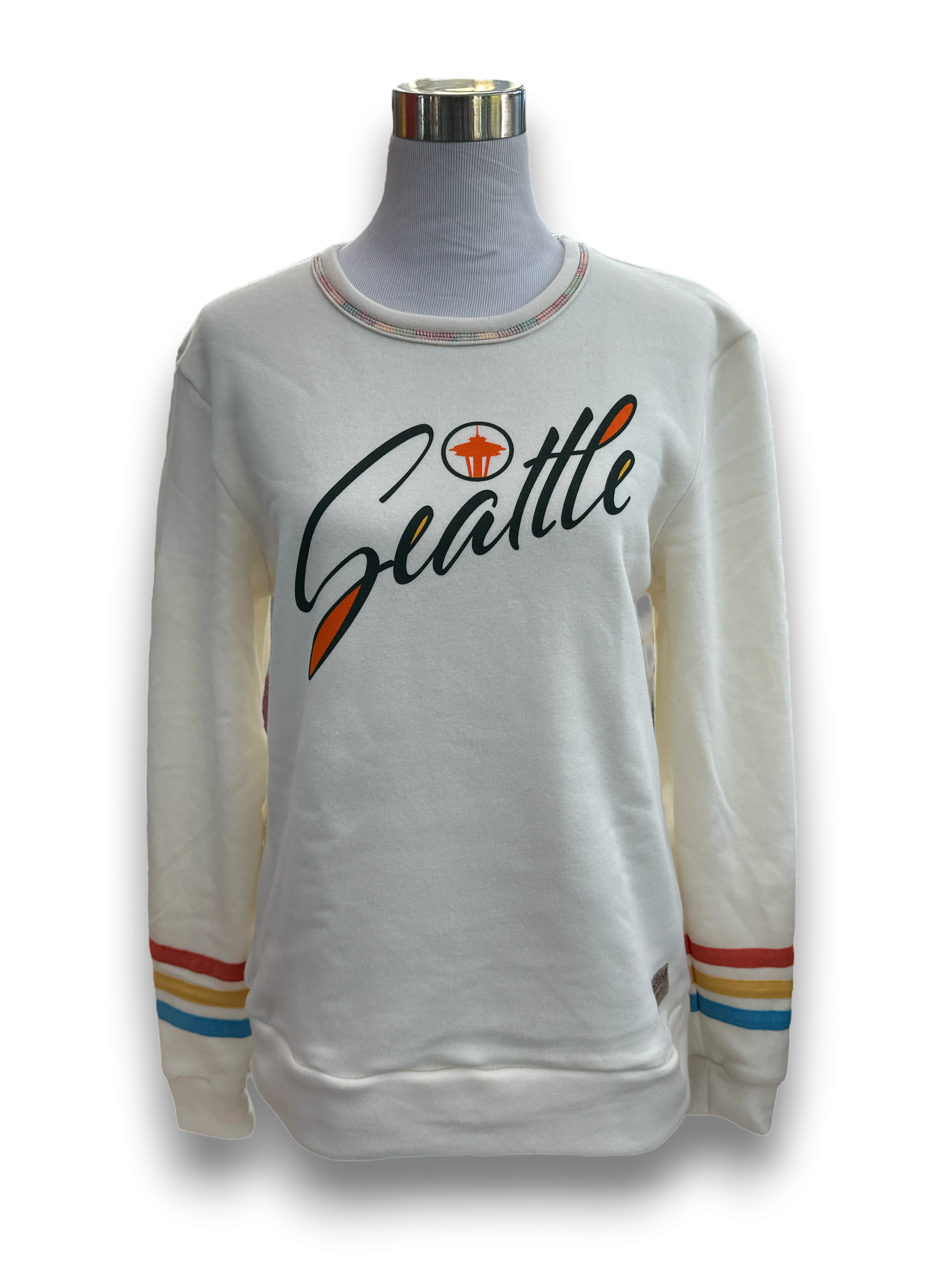 Seattle Stripe Sweatshirt product tassel movement