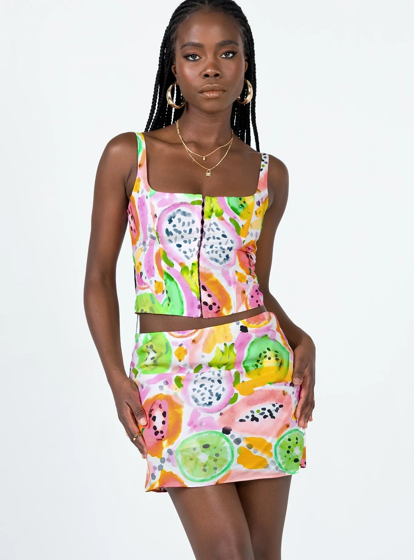Pinacolada Mini Skirt Multi Daily Essential