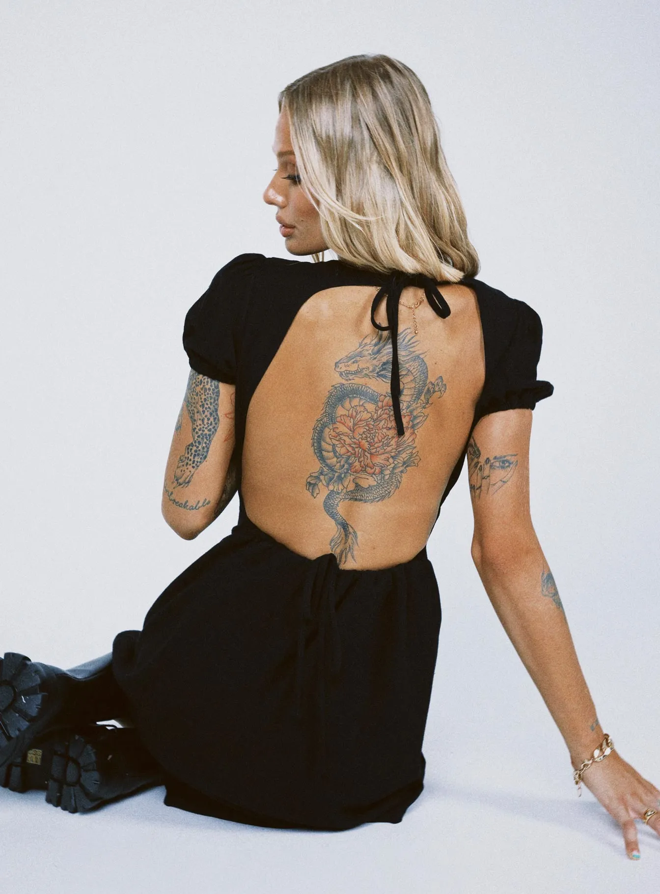 Smith Mini Dress Black Lightweight Piece