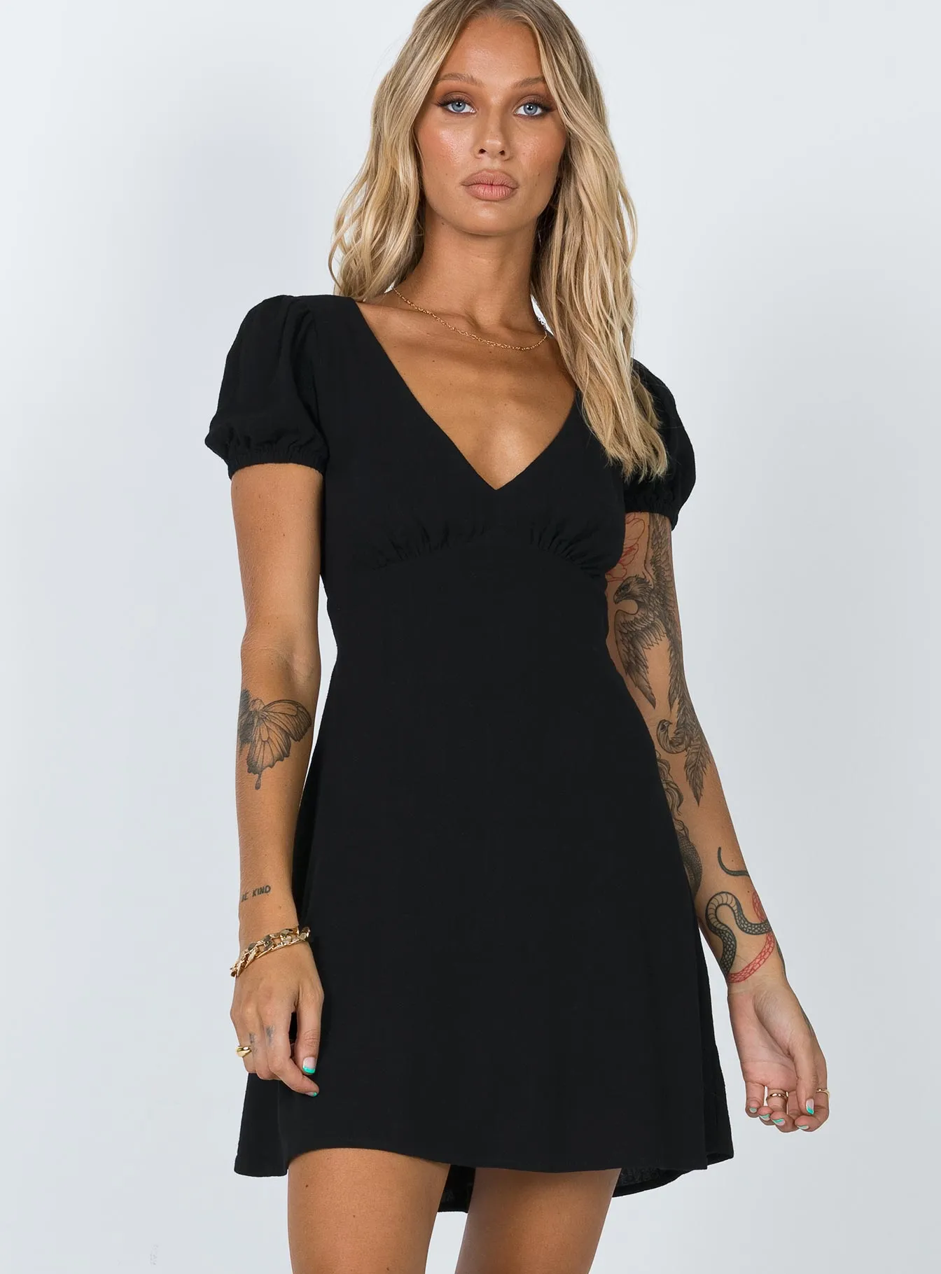 Light Wear Blush Glow Smith Mini Dress Black