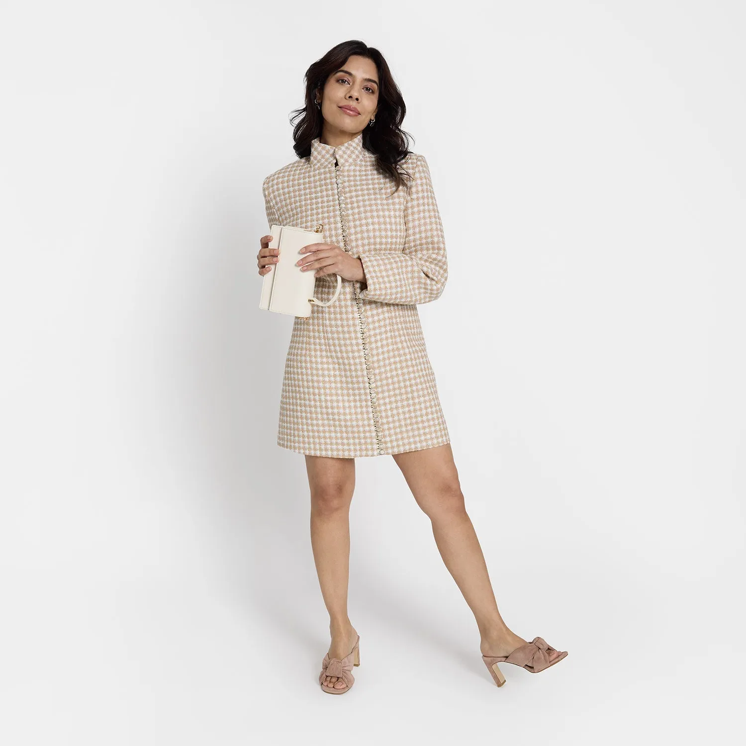 Velma Sandal Heel | Dirty Blush Suede All Day