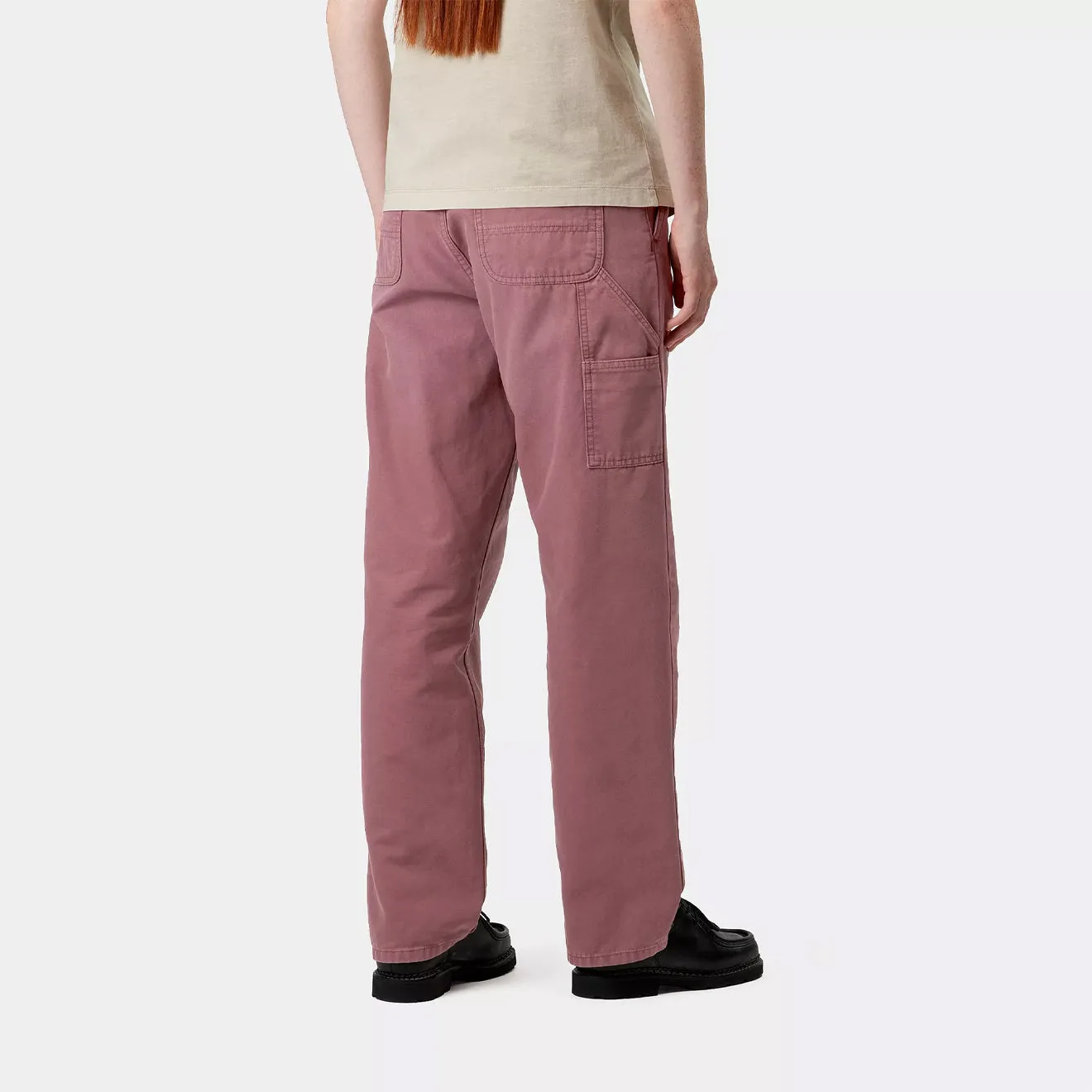 Carhartt WIP Womens Pierce Pant Straight Dusky Pink Stone Canvas Casual Movement