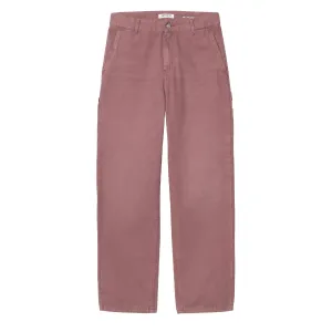 Carhartt WIP Womens Pierce Pant Straight Dusky Pink Stone Canvas FlexFoamPadding HighRiseWaistband