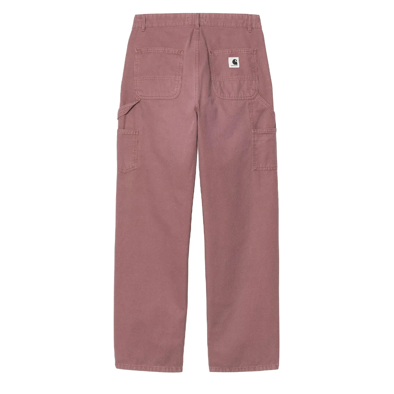 Carhartt WIP Womens Pierce Pant Straight Dusky Pink Stone Canvas Tangle Free Cuffs Urban appeal