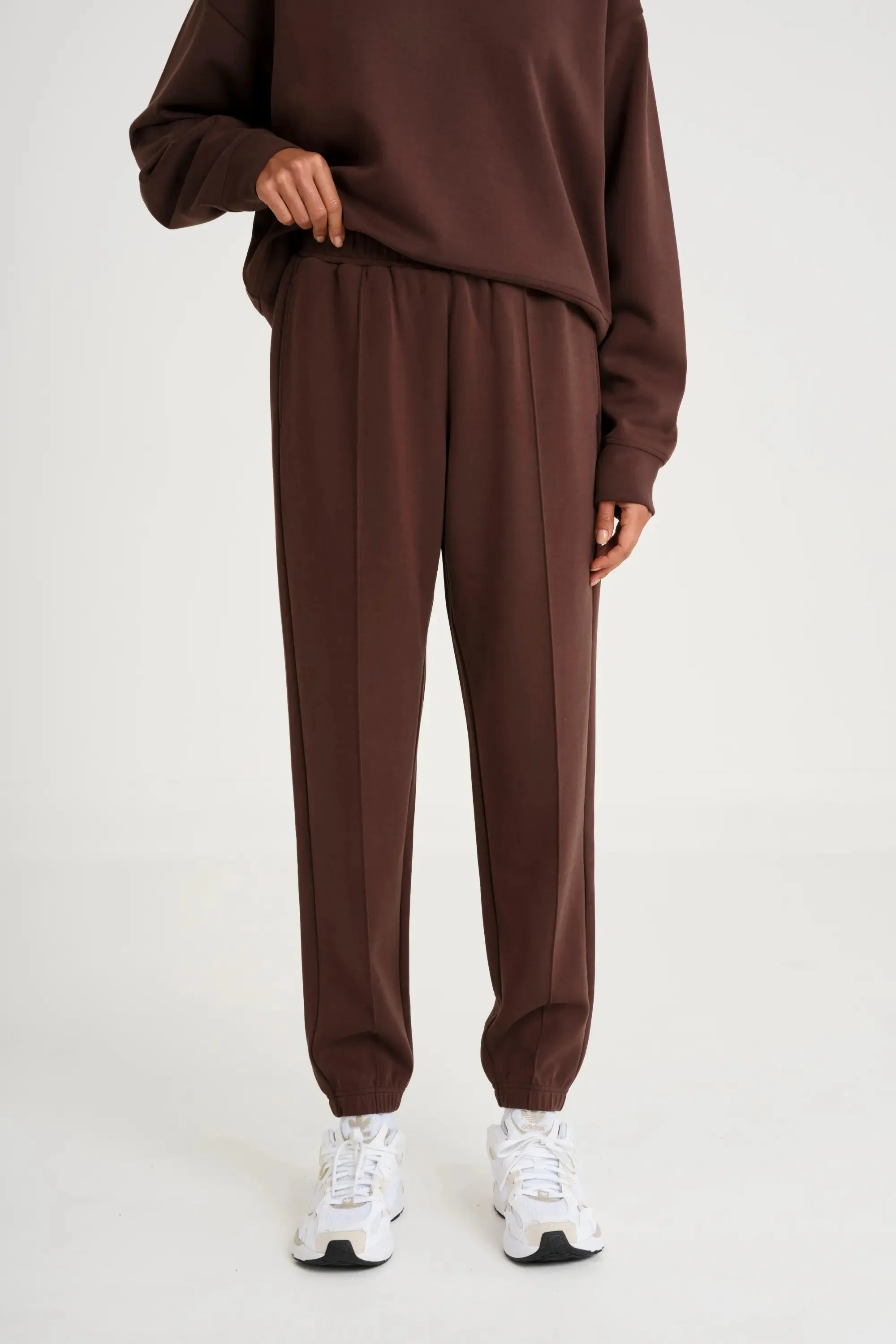NonRestrictiveCut Soft Luxury Cuffed Track Pant