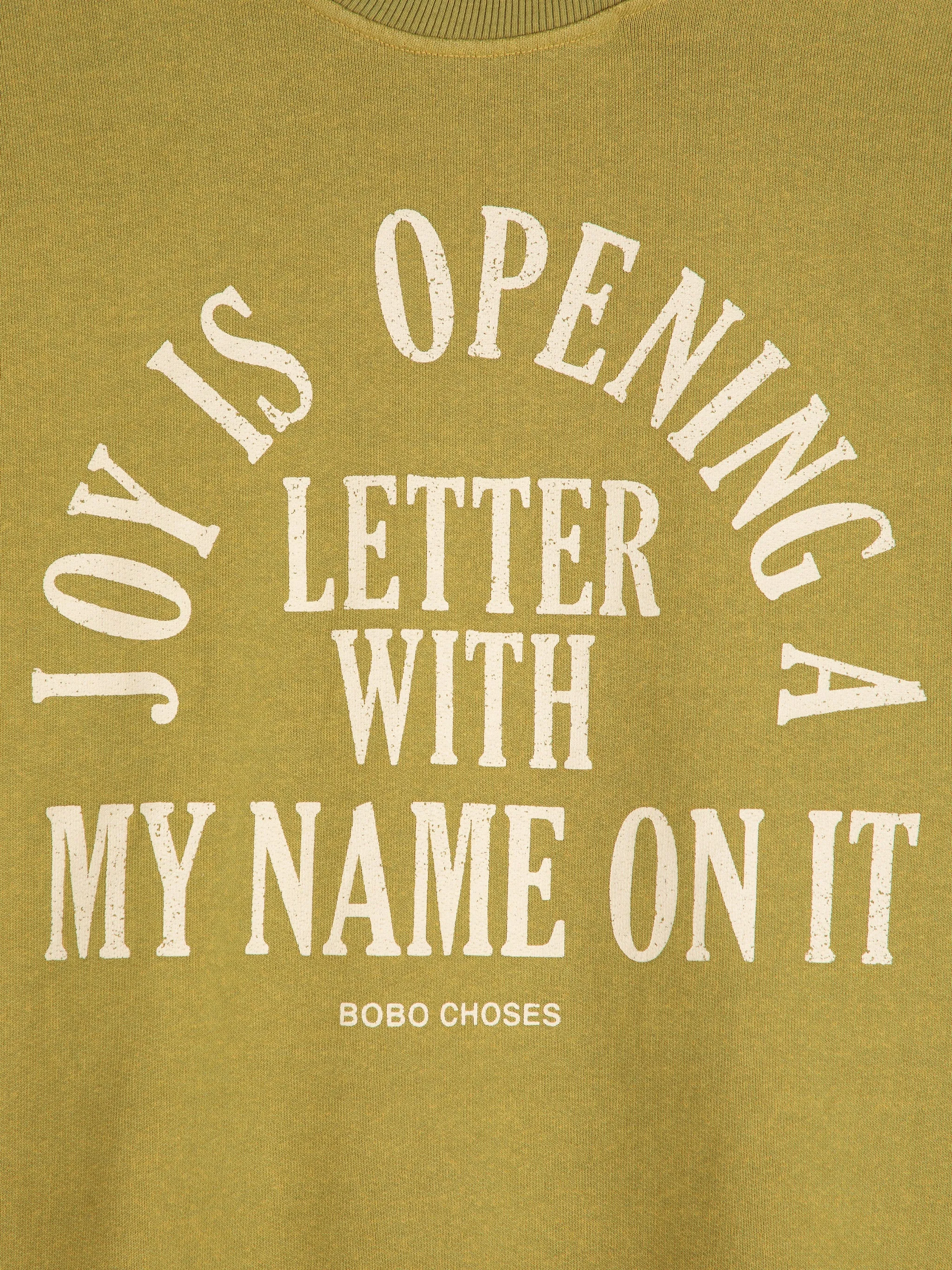 product innovation potential Bobo Choses Joy Is Straight Sweatshirt
