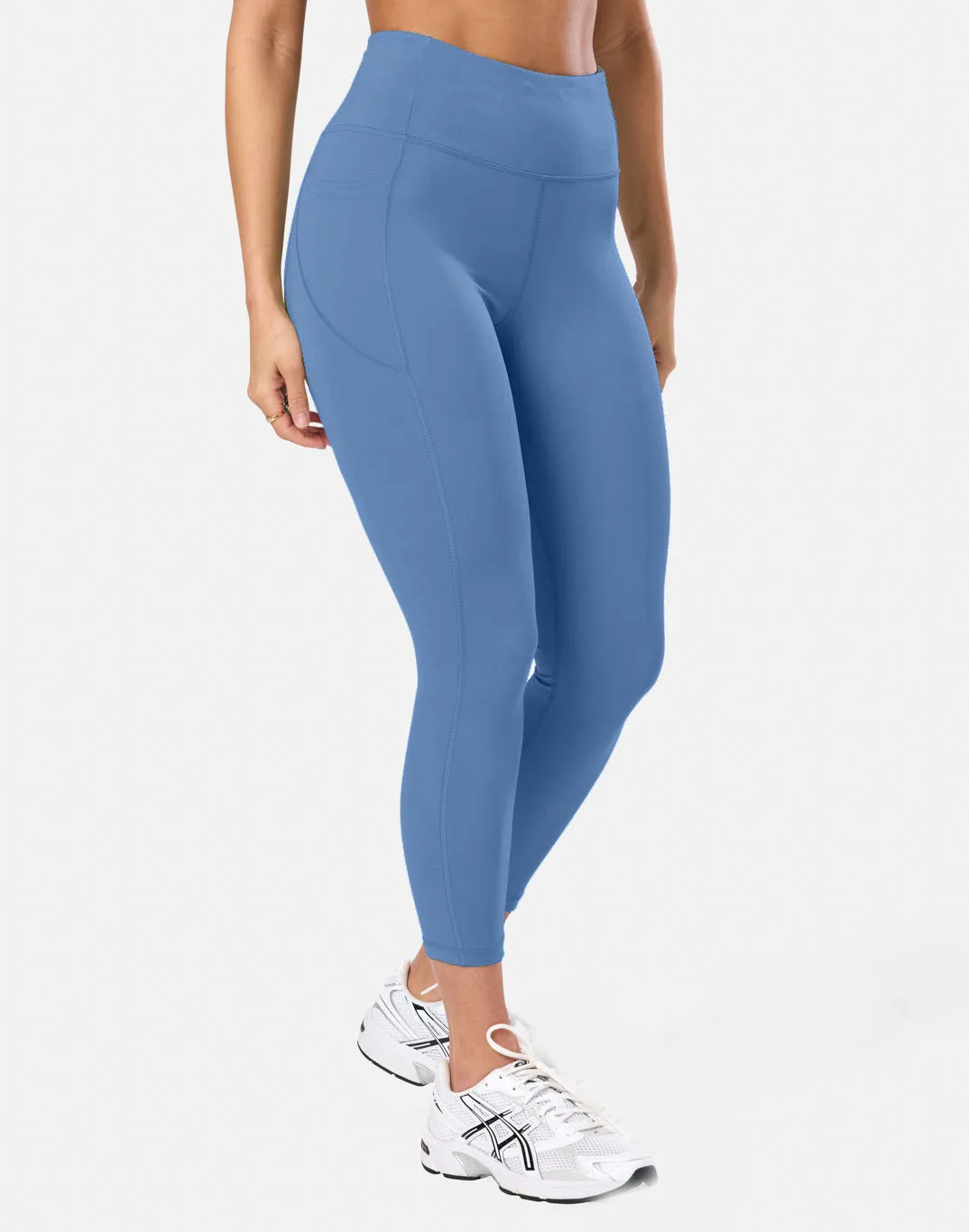 CompressionKnit Next Core Relentless 7/8 Legging in Oasis Blue
