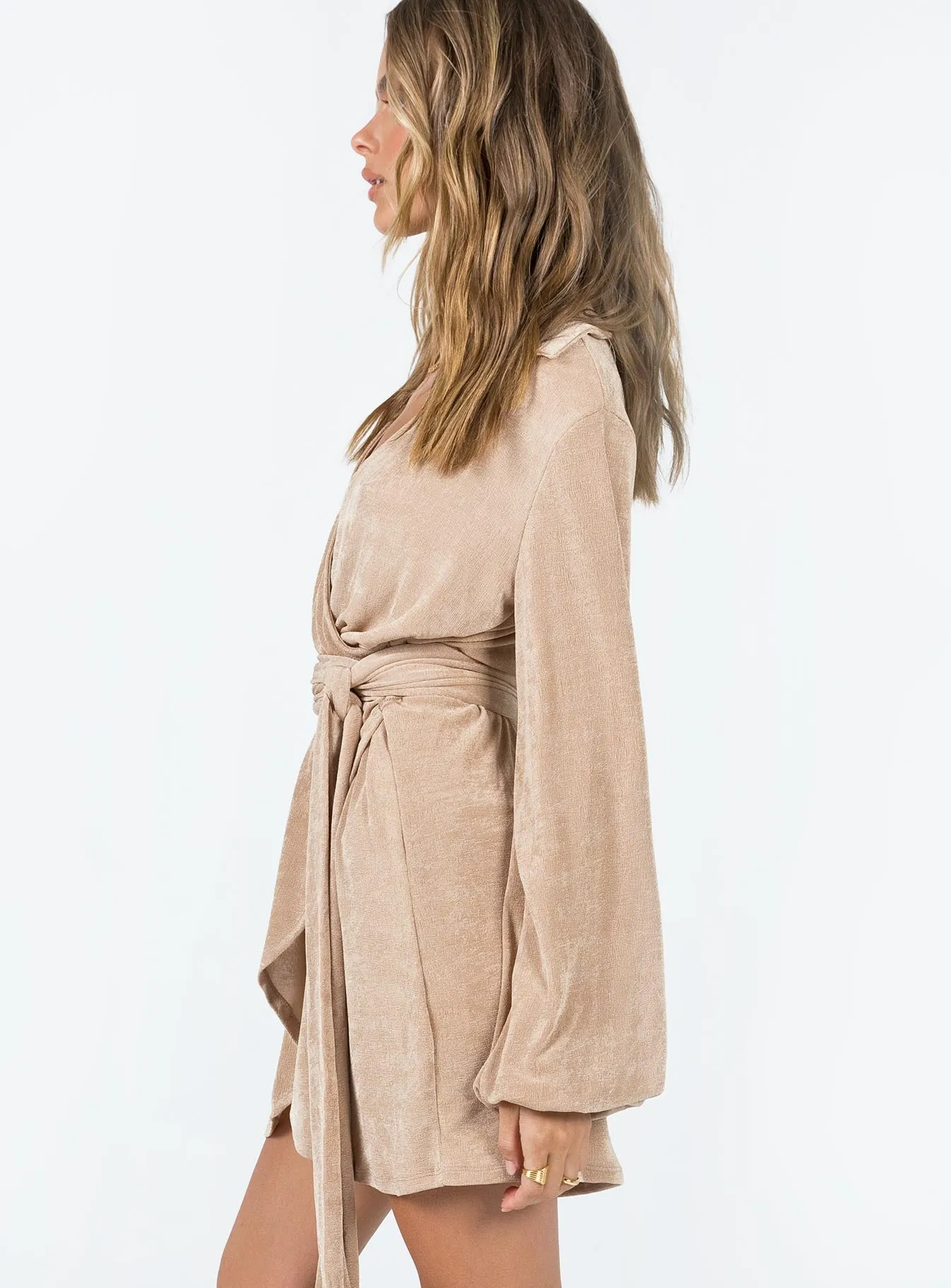 Party Time Mini Dress Beige Air Comfort Farm Scene