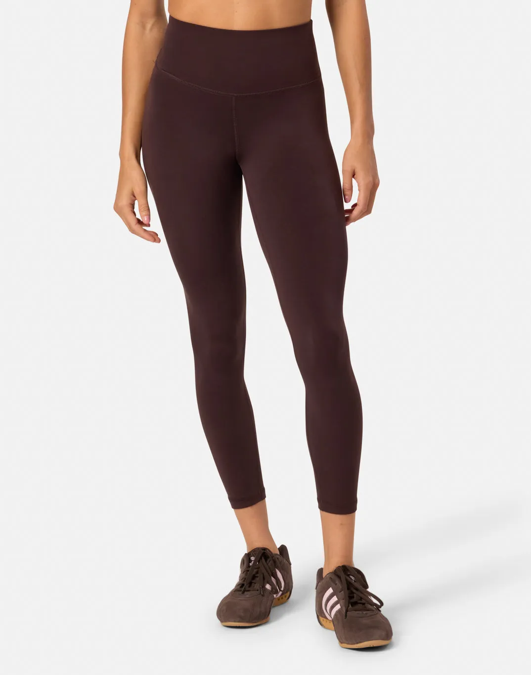 Soft-Motion 7/8 Legging in Mocha Bean Nature Glow NonIrritating Seams
