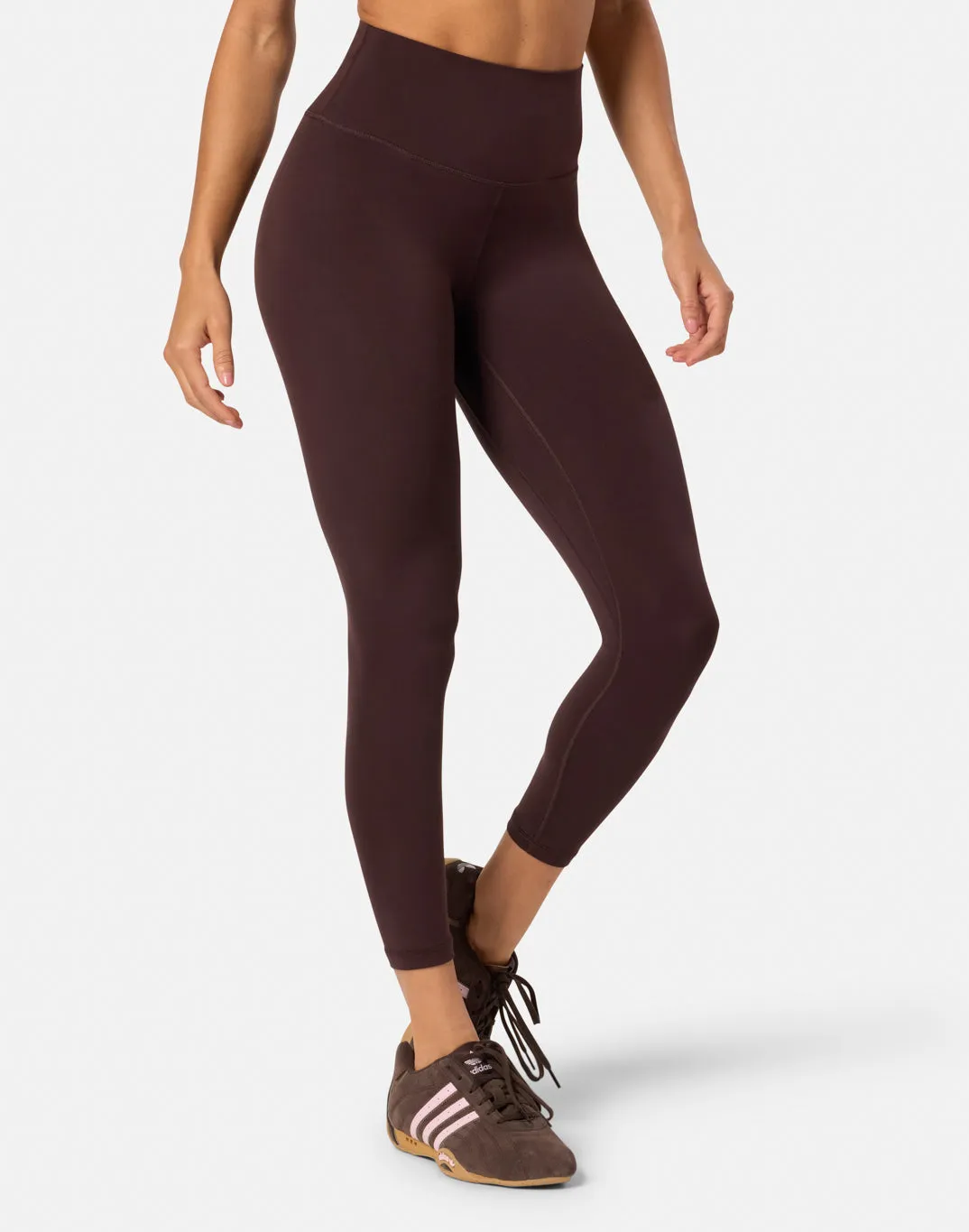 MachineWashable Fabric Focus Mood Soft-Motion 7/8 Legging in Mocha Bean