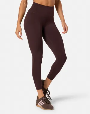 MachineWashable Fabric Focus Mood Soft-Motion 7/8 Legging in Mocha Bean