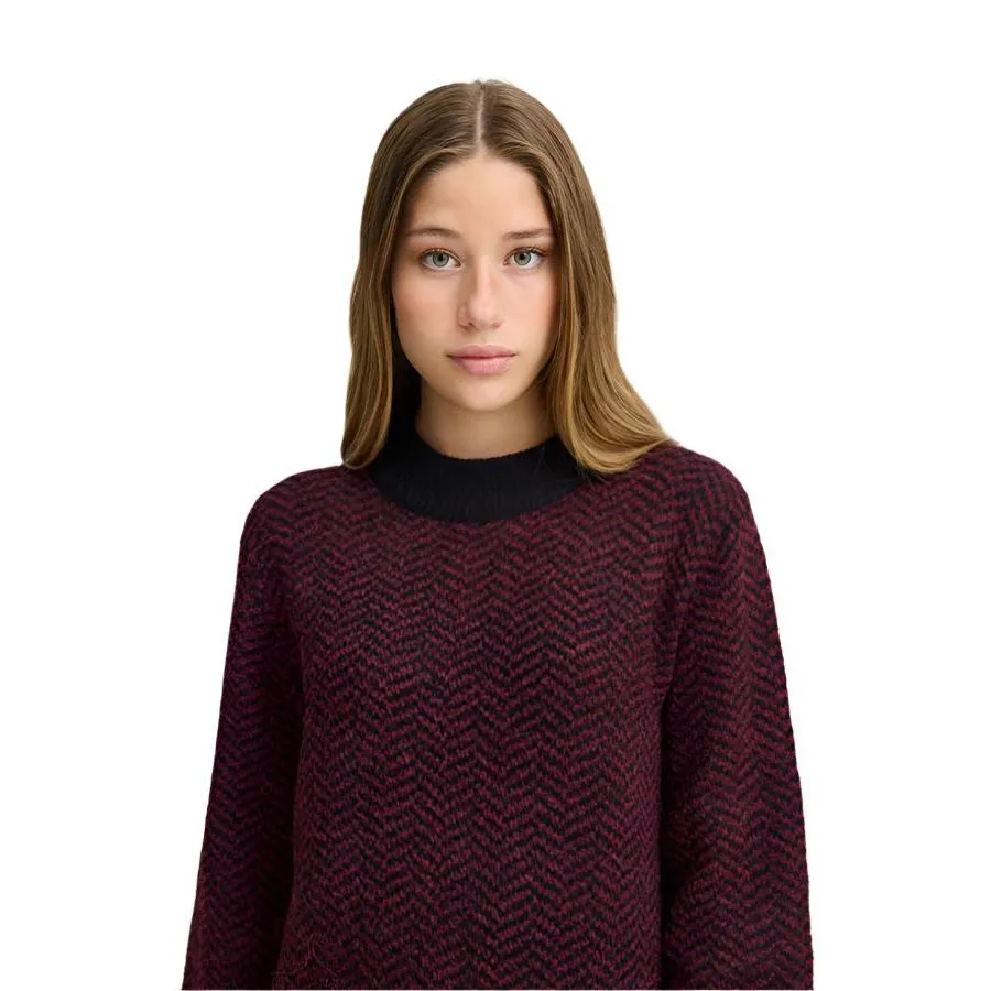 product tropical vibrancy V neck Ichi Womens Kamara Dress Port Royale