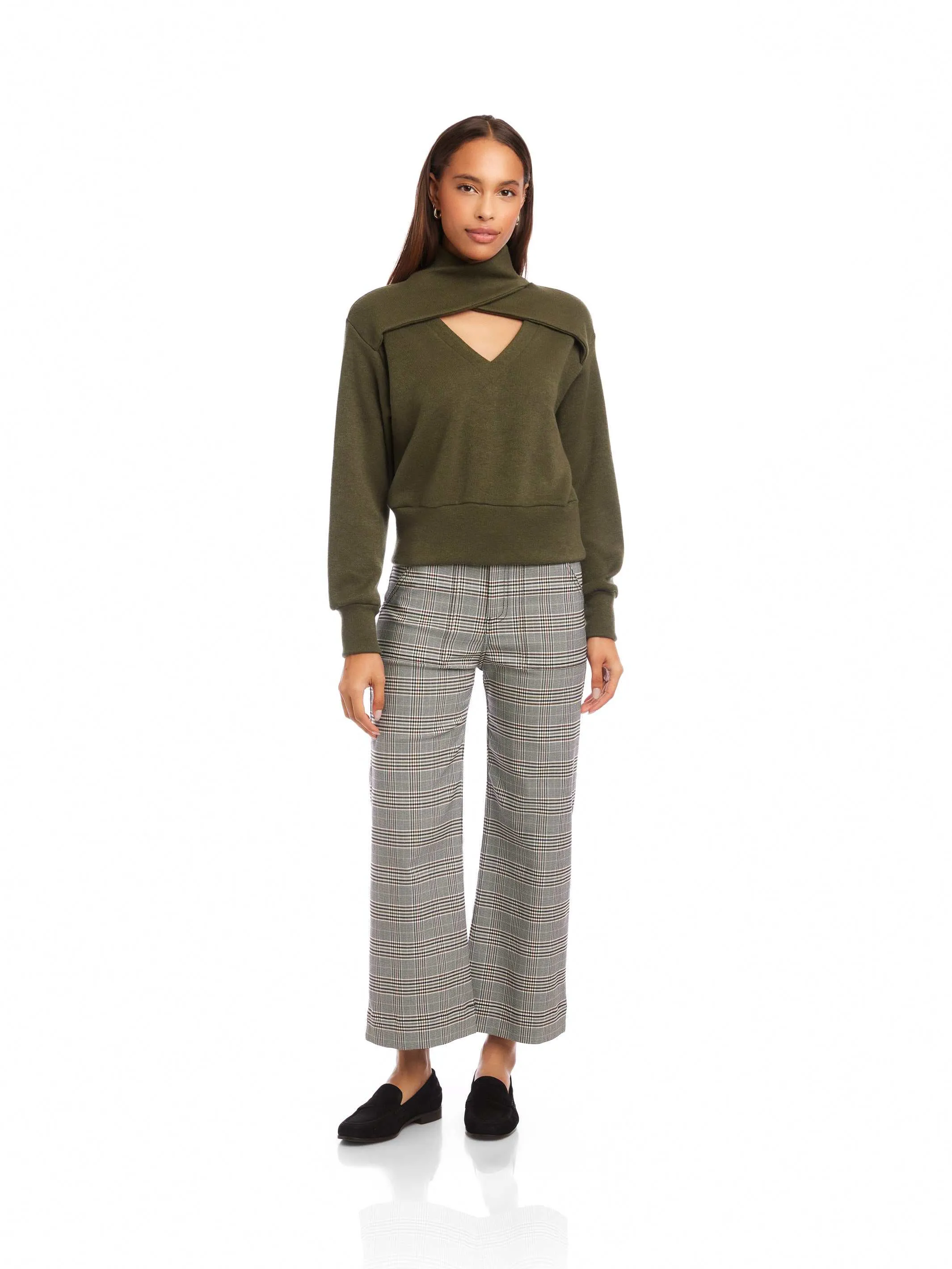 NonIrritating Seams Calm Tones Caly Turtleneck Sweater