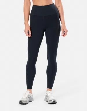 Soft-Motion Full Length Legging in Black LightweightTextile