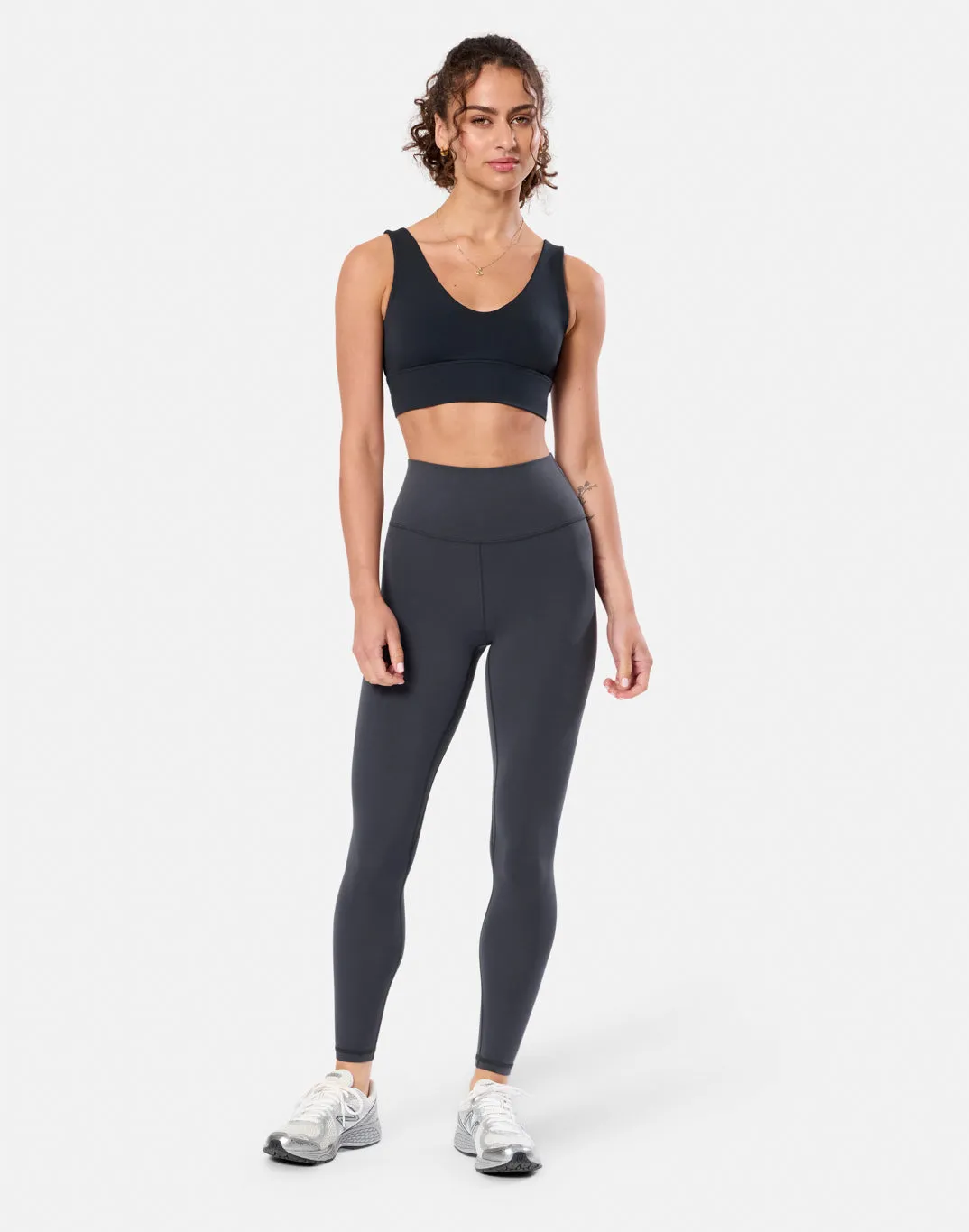 FastDrying Inner Layer Soft-Motion Full Length Legging in Midnight Grey