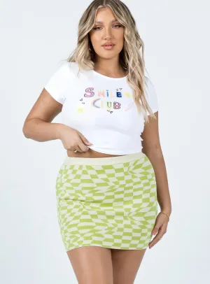 Renata Mini Skirt Green Chill Wear