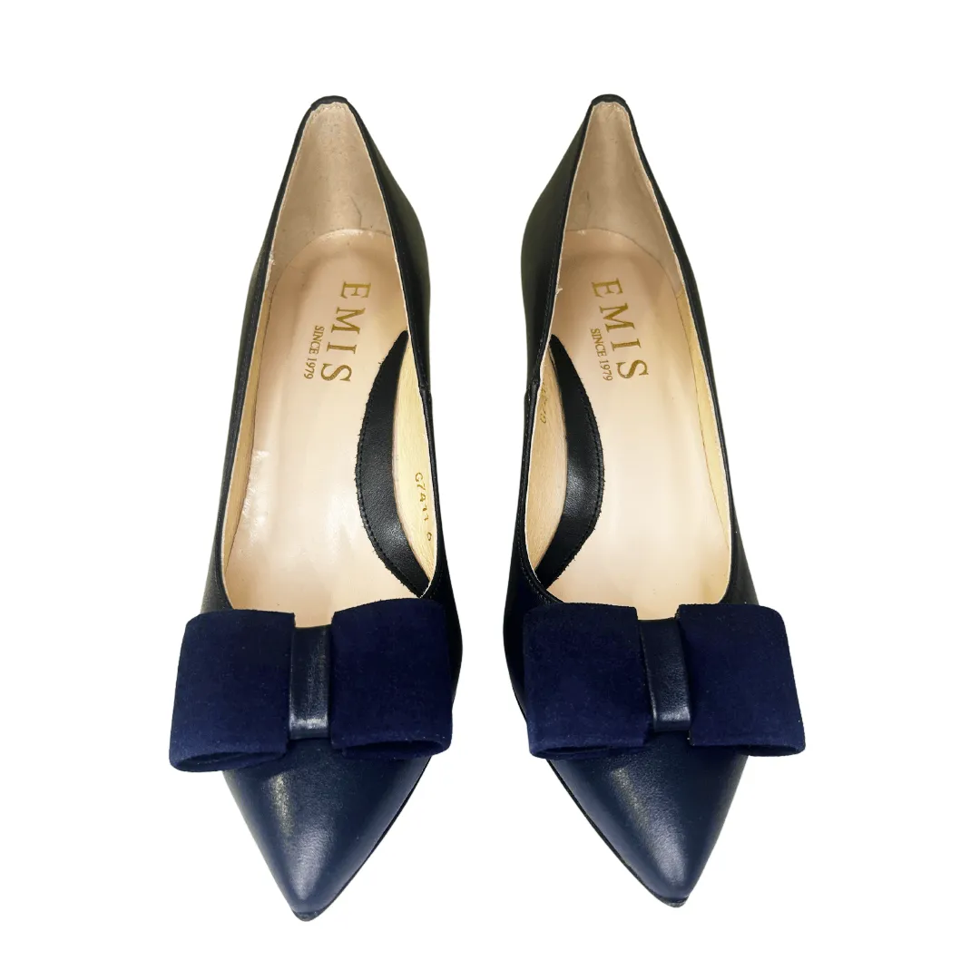 Emis Womens Shoe 7411 Navy confident look Fashion Mood