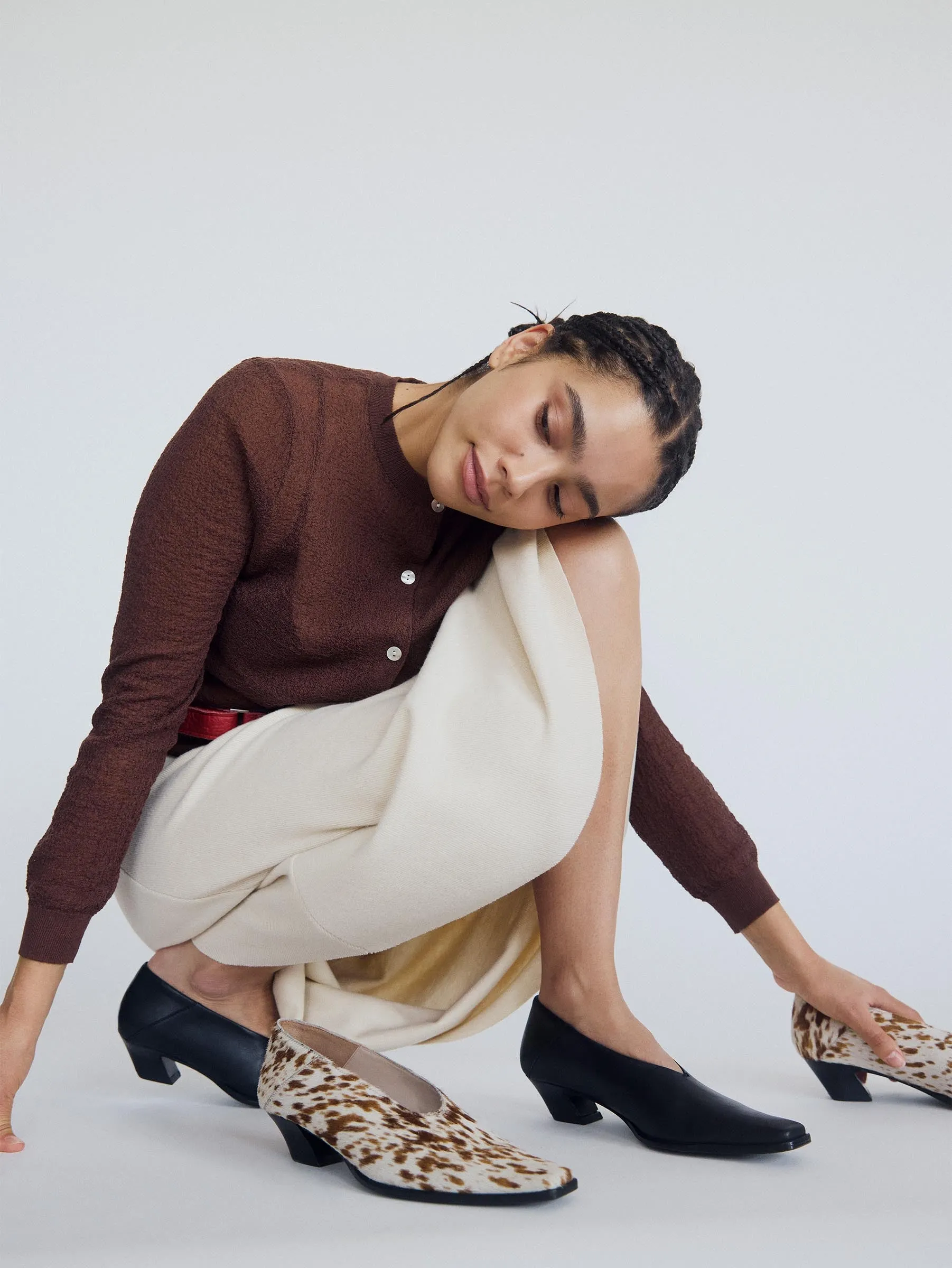 Soft Leather Soria Bambi Heel