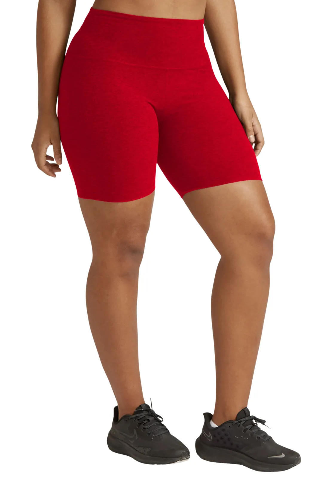 mix and match Spacedye Keep Pace Biker Short, Candy Apple Red