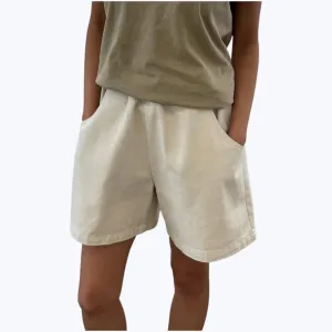 Sun Protection Fabric Le Bon Shoppe City Shorts Natural