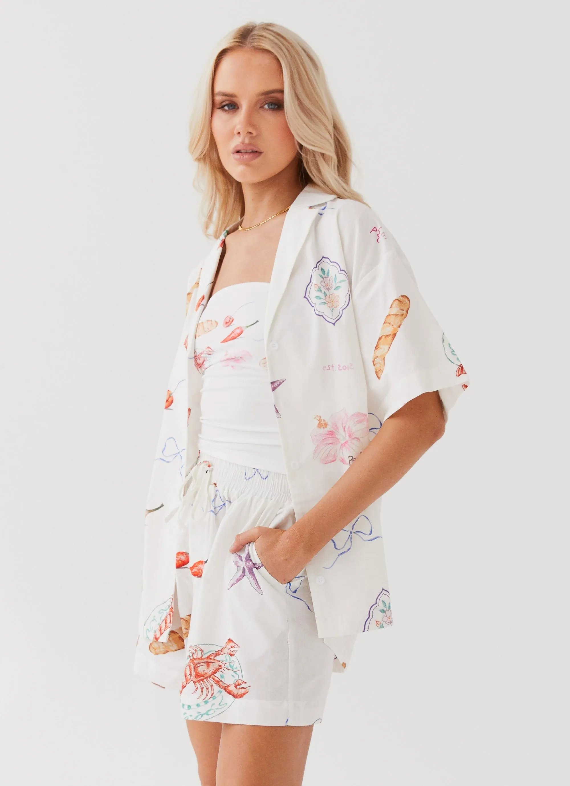 Fit for All Seasons Cozy Wear Fit Sweet Relief Oversized Linen Shirt - Banchetto