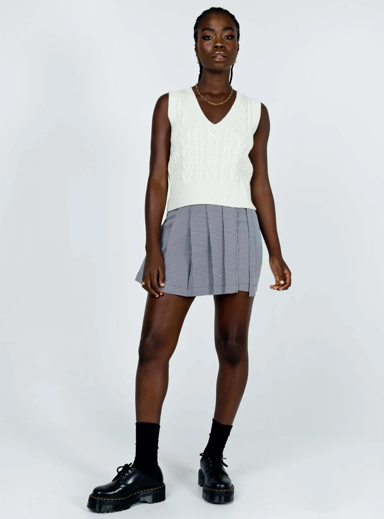 St Trinians Mini Skirt Black / White Tiered Layers Active Wear