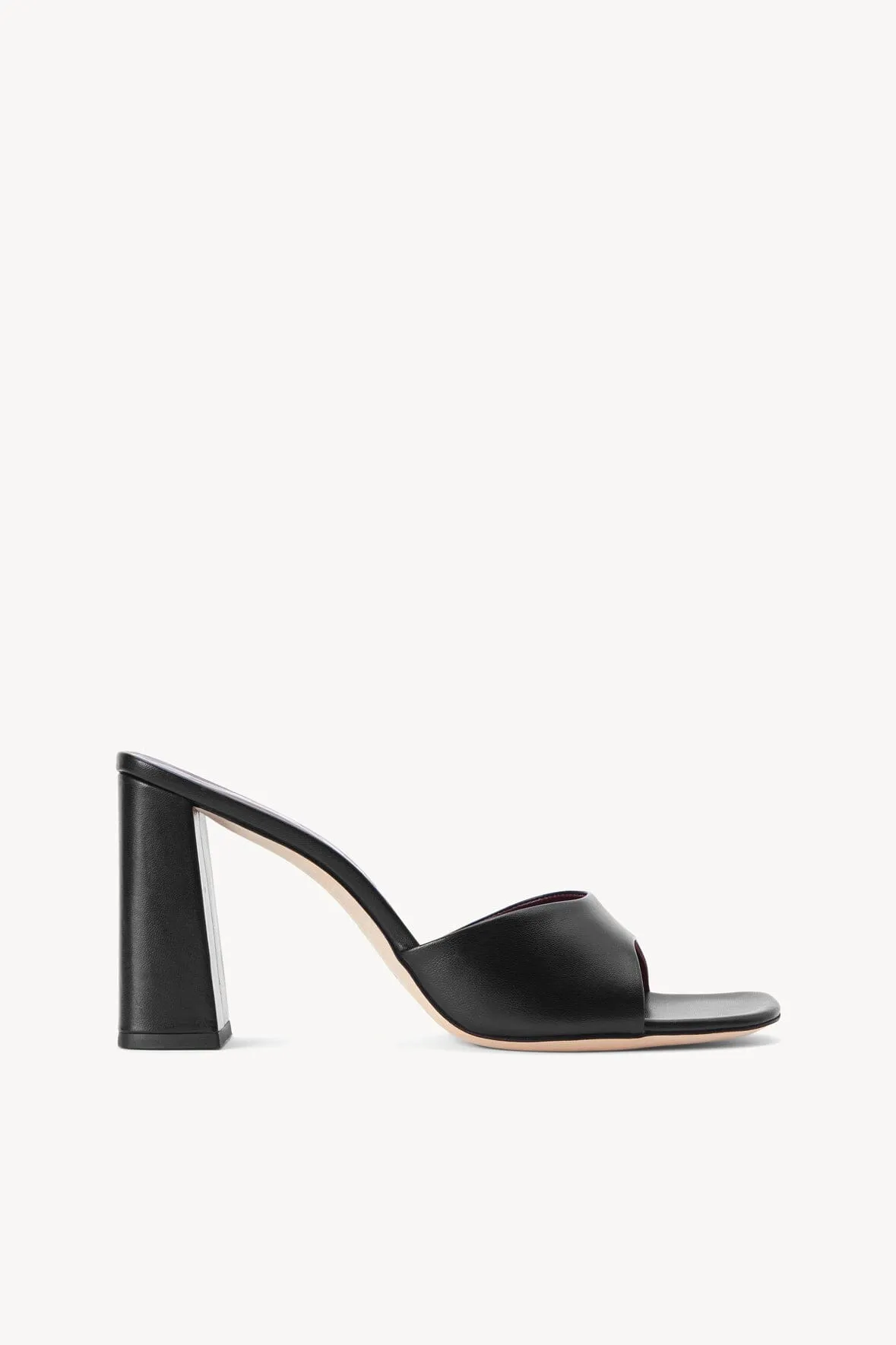 SLOANE HEEL | BLACK Smooth Surface Breathable mesh