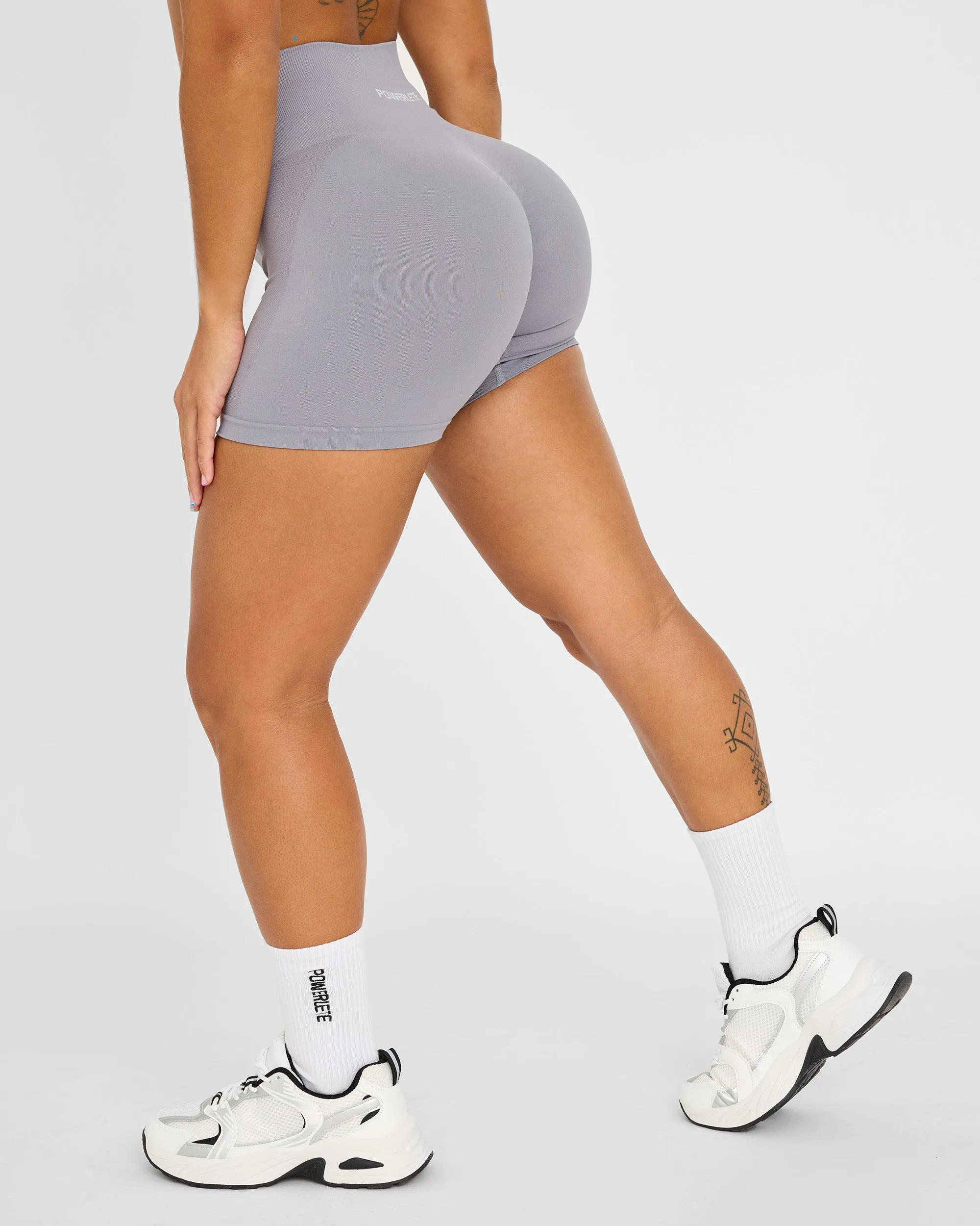 Wool blend Breathable Mesh Panels Evolve Seamless Shorts