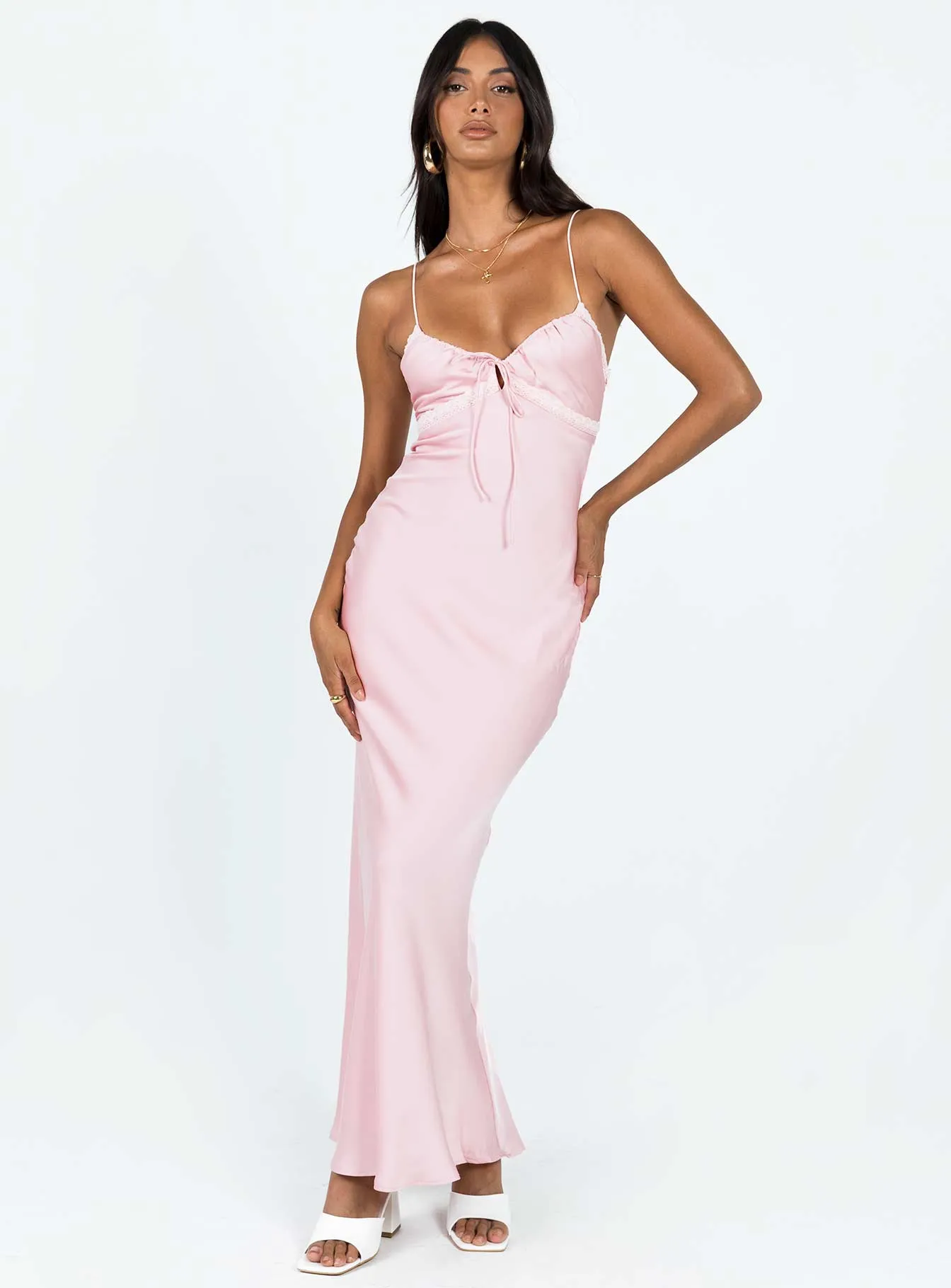 Polished Layer Emily Maxi Dress Pink